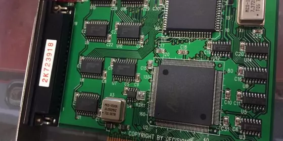 Look at DECISION DCI 9912060001 PCI 4 Port RS-232 Interface Card